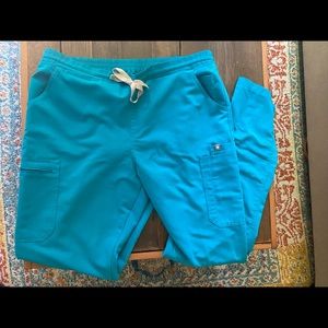 FIGS limited edition TEAL yola pant